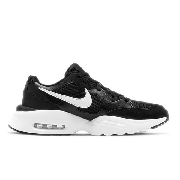 Nike Air Max Fusion 復古經典 輕盈抗震 耐磨合成革 跑步鞋 黑白 Nike Air Max Fusion 復古經典 輕盈抗震 耐磨合成革 跑步鞋 黑白