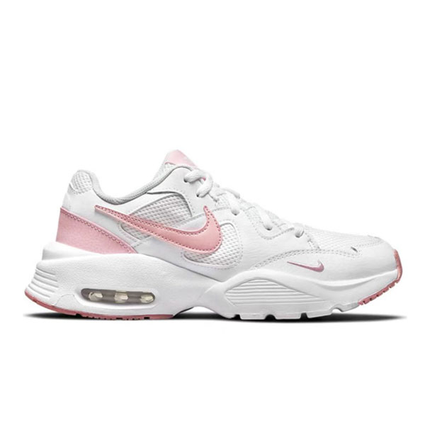 Nike Air Max Fusion 復古經典 輕盈抗震 耐磨合成革 跑步鞋 白粉 Nike Air Max Fusion 復古經典 輕盈抗震 耐磨合成革 跑步鞋 白粉