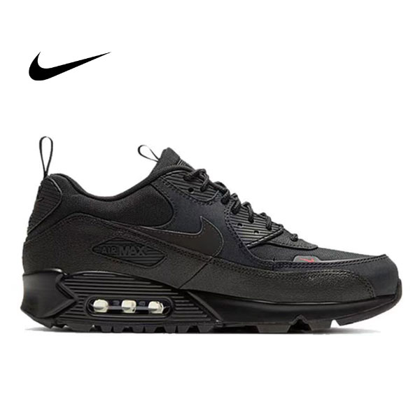 Nike Air Max 90 Surplus 合成革 低幫慢跑鞋 黑紅 Nike Air Max 90 Surplus 合成革 低幫慢跑鞋 黑紅