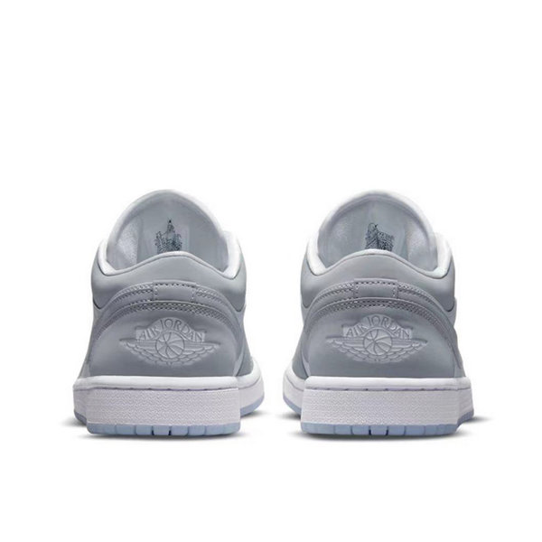 Nike Jordan 1 Low 簡約舒適 防滑耐磨 低幫籃球鞋 灰白 Nike Jordan 1 Low 簡約舒適 防滑耐磨 低幫籃球鞋 灰白:圖片 5