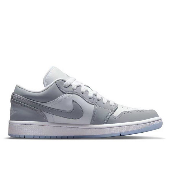 Nike Jordan 1 Low 簡約舒適 防滑耐磨 低幫籃球鞋 灰白 Nike Jordan 1 Low 簡約舒適 防滑耐磨 低幫籃球鞋 灰白:圖片 2