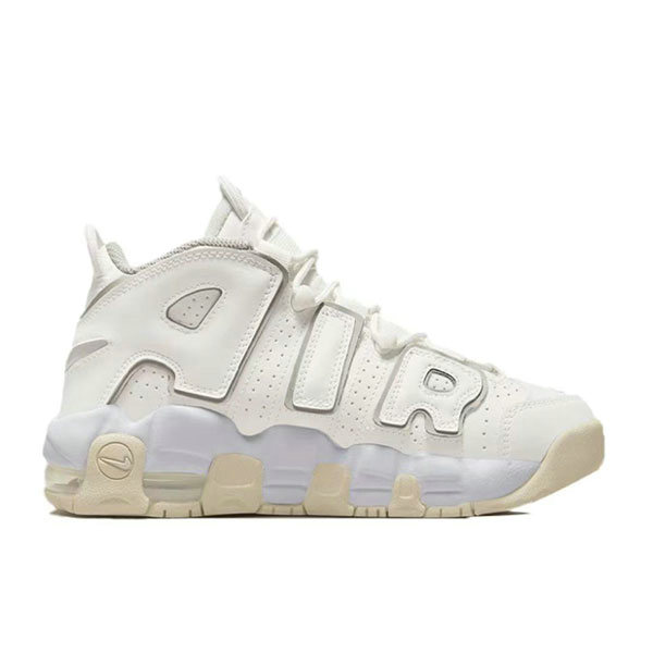 Nike Air More Uptempo 皮蓬 大AIR 中幫 復古籃球鞋 奶白色 Nike Air More Uptempo 皮蓬 大AIR 中幫 復古籃球鞋 奶白色:圖片 2