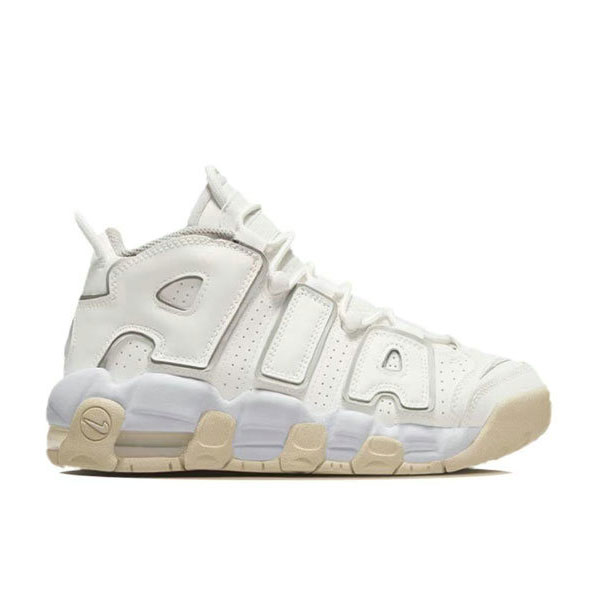 Nike Air More Uptempo 皮蓬 大AIR 中幫 復古籃球鞋 奶白色 Nike Air More Uptempo 皮蓬 大AIR 中幫 復古籃球鞋 奶白色