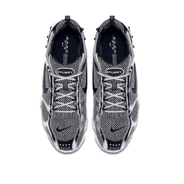 Stussy x Nike Air Zoom Spiridon CG 2 減震耐磨 复古跑鞋 黑银 Stussy x Nike Air Zoom Spiridon CG 2 減震耐磨 复古跑鞋 黑银:圖片 4