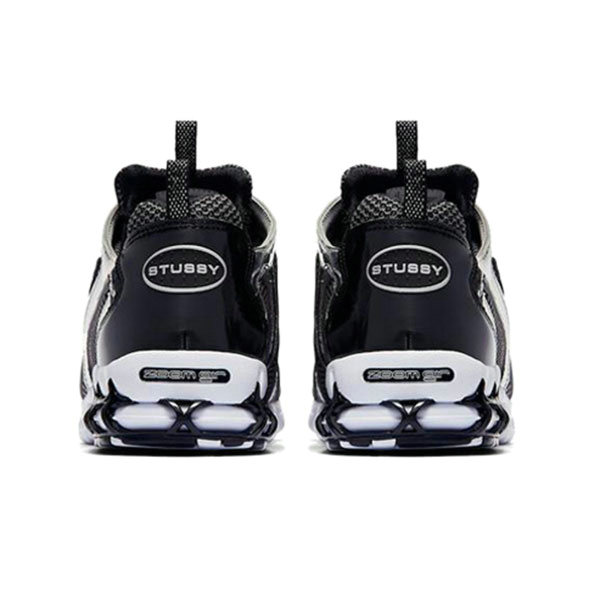 Stussy x Nike Air Zoom Spiridon CG 2 減震耐磨 复古跑鞋 黑银 Stussy x Nike Air Zoom Spiridon CG 2 減震耐磨 复古跑鞋 黑银:圖片 5