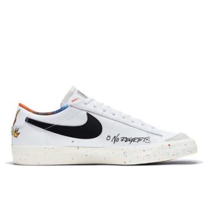 Nike Blazers Low 77 "Just Do lt" 塗鴉 低幫板鞋 白黑橘