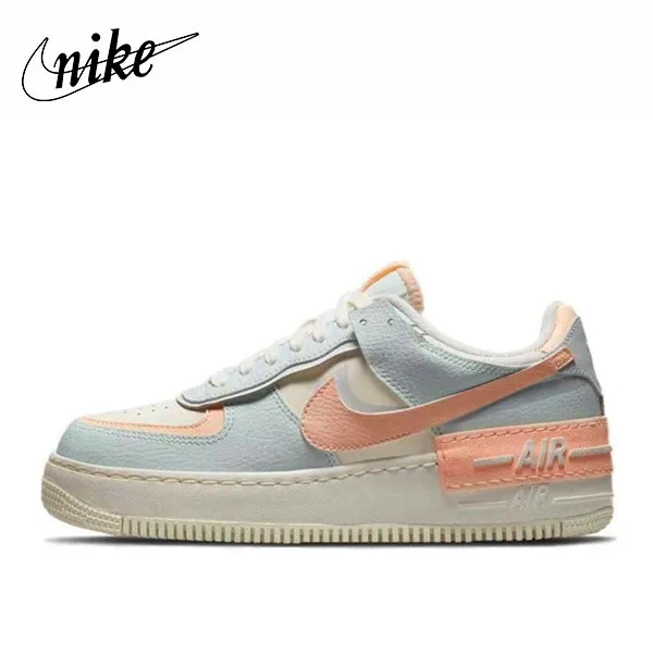 Nike Air Force 1 Shadow 防滑耐磨 低幫板鞋 淡藍粉 女款 Nike Air Force 1 Shadow 防滑耐磨 低幫板鞋 淡藍粉 女款:圖片 2