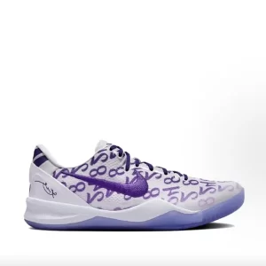 Nike Kobe 8 Protro “Court Purple”防滑耐磨 籃球鞋 白紫