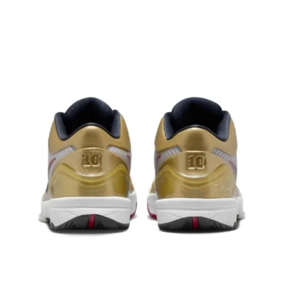 Nike Kobe 4 "Gold Medal" 防滑耐磨 實戰籃球鞋 白金 Nike Kobe 4 "Gold Medal" 防滑耐磨 實戰籃球鞋 白金:圖片 5
