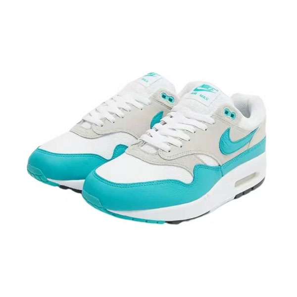 Nike Air Max 1 “Clear Jade” 網布 絨面革 跑步鞋 白綠 Nike Air Max 1 “Clear Jade” 網布 絨面革 跑步鞋 白綠:圖片 2
