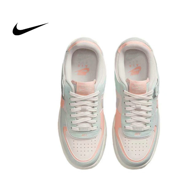 Nike Air Force 1 Shadow 防滑耐磨 低幫板鞋 淡藍粉 女款 Nike Air Force 1 Shadow 防滑耐磨 低幫板鞋 淡藍粉 女款:圖片 5