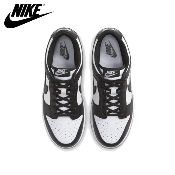 Nike Dunk Low Retro 防滑耐磨 低幫板鞋 熊貓 黑白 Nike Dunk Low Retro 防滑耐磨 低幫板鞋 熊貓 黑白:圖片 4