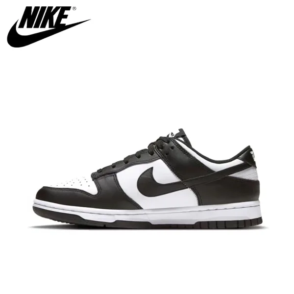 Nike Dunk Low Retro 防滑耐磨 低幫板鞋 熊貓 黑白 Nike Dunk Low Retro 防滑耐磨 低幫板鞋 熊貓 黑白:圖片 2