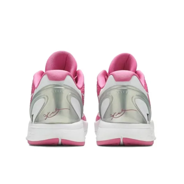 Nike Kobe 6 乳腺癌 防滑耐磨 實戰籃球鞋 粉白 Nike Kobe 6 乳腺癌 防滑耐磨 實戰籃球鞋 粉白:圖片 4