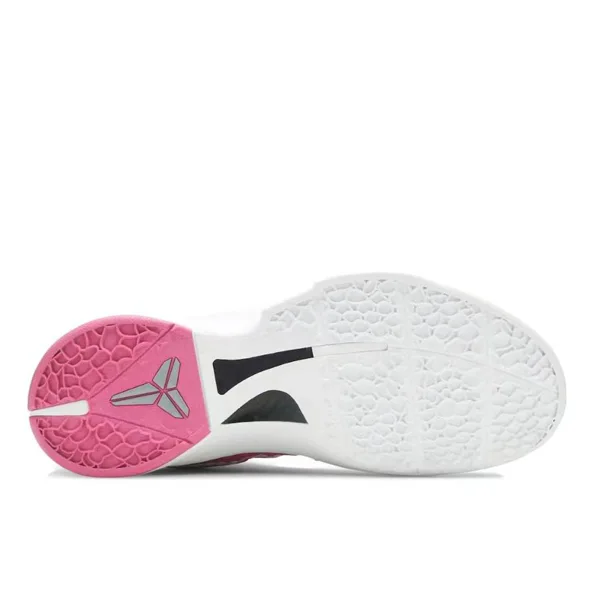 Nike Kobe 6 乳腺癌 防滑耐磨 實戰籃球鞋 粉白 Nike Kobe 6 乳腺癌 防滑耐磨 實戰籃球鞋 粉白:圖片 5
