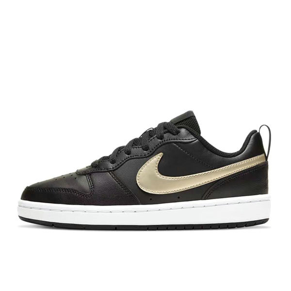 Nike Court Borough Low 2 防滑耐磨 低幫板鞋 黑金 Nike Court Borough Low 2 防滑耐磨 低幫板鞋 黑金:圖片 2