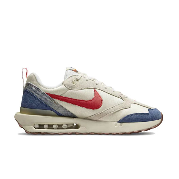 Nike Air Max Dawn 氣墊緩震 訓練跑步鞋 米紅藍 Nike Air Max Dawn 氣墊緩震 訓練跑步鞋 米紅藍