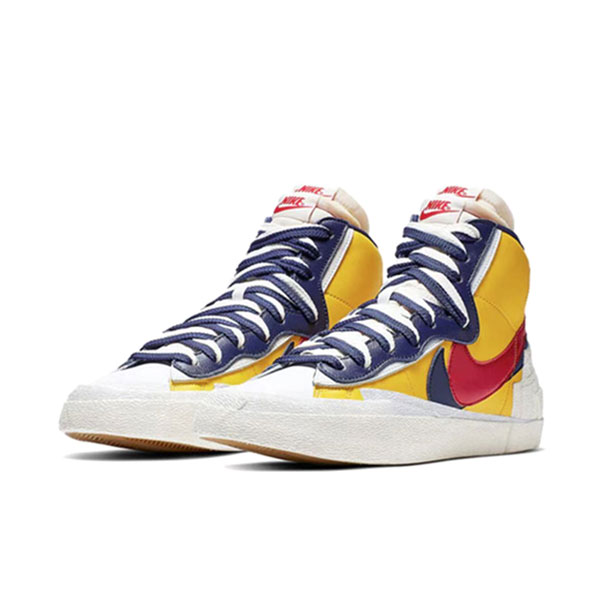 Sacai x Nike Blazer Mid 解構 中幫板鞋 紅黃灰白 Sacai x Nike Blazer Mid 解構 中幫板鞋 紅黃灰白:圖片 3