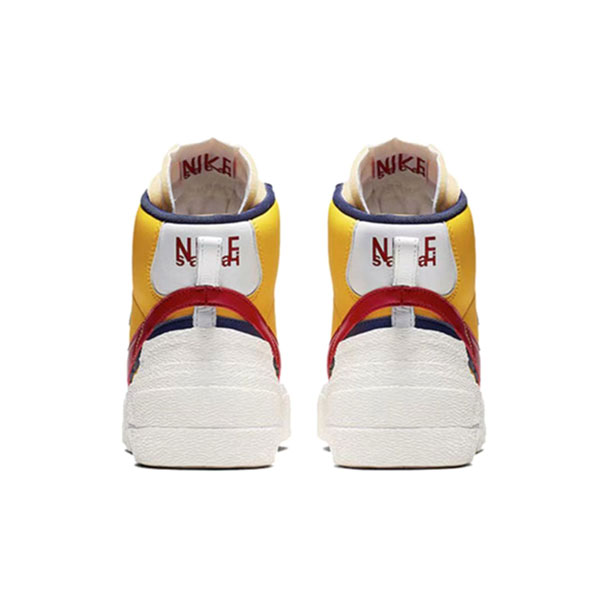 Sacai x Nike Blazer Mid 解構 中幫板鞋 紅黃灰白 Sacai x Nike Blazer Mid 解構 中幫板鞋 紅黃灰白:圖片 4