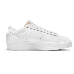 Nike Blazer Low Platform 二層牛皮 防滑耐磨 低幫板鞋 白色