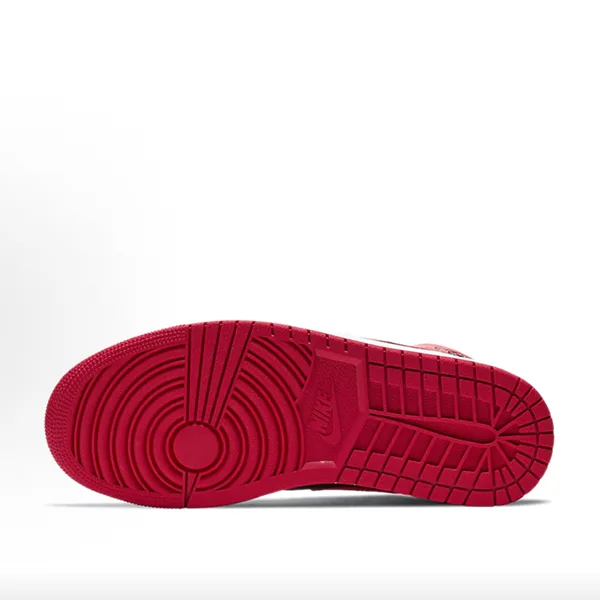 Nike Air Jordan 1 Mid 小禁穿 防滑耐磨 中幫籃球鞋 黑紅 Nike Air Jordan 1 Mid 小禁穿 防滑耐磨 中幫籃球鞋 黑紅:圖片 6