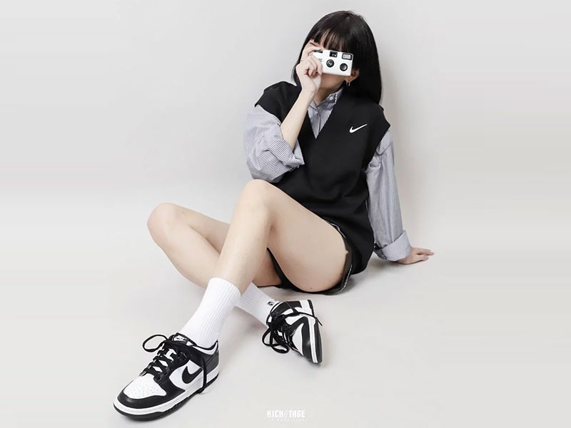 Nike Dunk Low熊貓真假鑑別 - 識別正品與偽貨 Nike Dunk Low熊貓真假