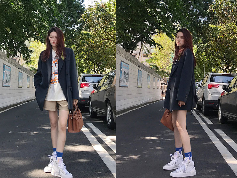 Nike Sacai Blazer Nike Sacai Blazer Low穿搭